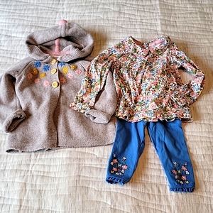 Baby Boden matching fall set